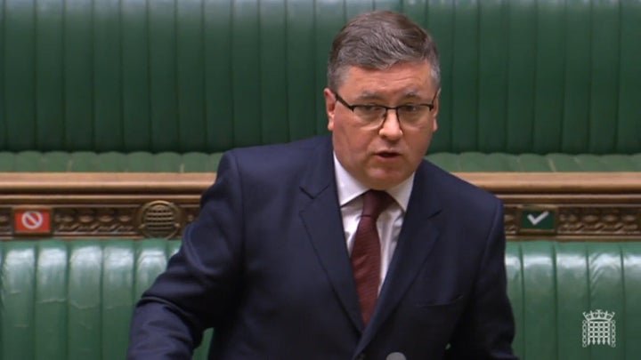 Justice secretary Robert Buckland speaking in the House of Commons