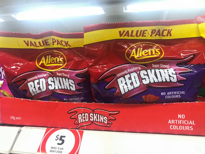 Confectionery products, Red Skins by Nestle are seen in a store in Sydney, Australia June 23, 2020. REUTERS/Jill Gralow