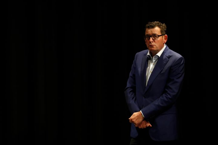 MELBOURNE, AUSTRALIA - JUNE 23: Victorian Premier Daniel Andrews speaks to the media on June 23, 2020 in Melbourne, Australia. (Photo by Darrian Traynor/Getty Images)