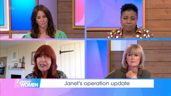 Janet is due to have an operation on her nose this week
