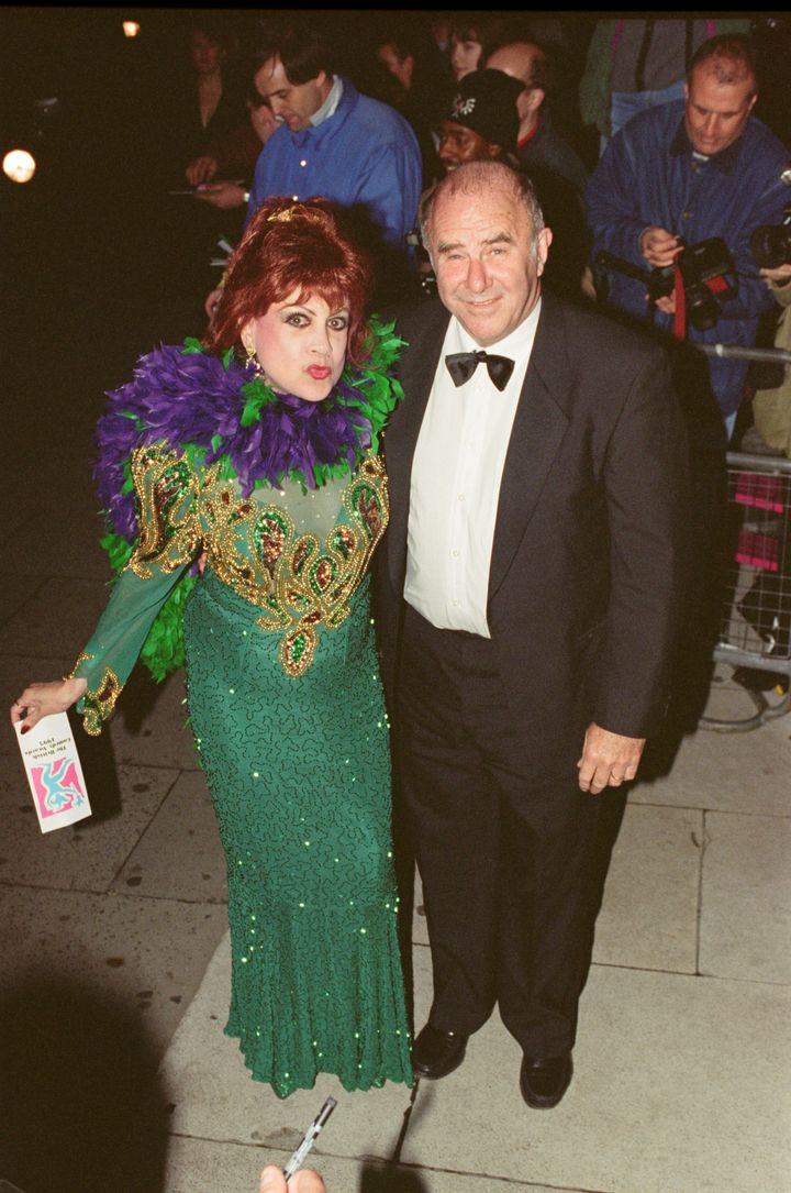 Margarita pictured with Clive James in 1995
