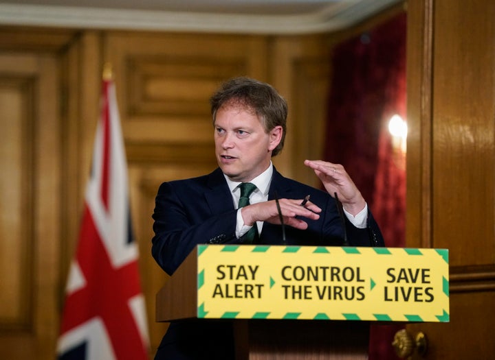 Transport secretary Grant Shapps