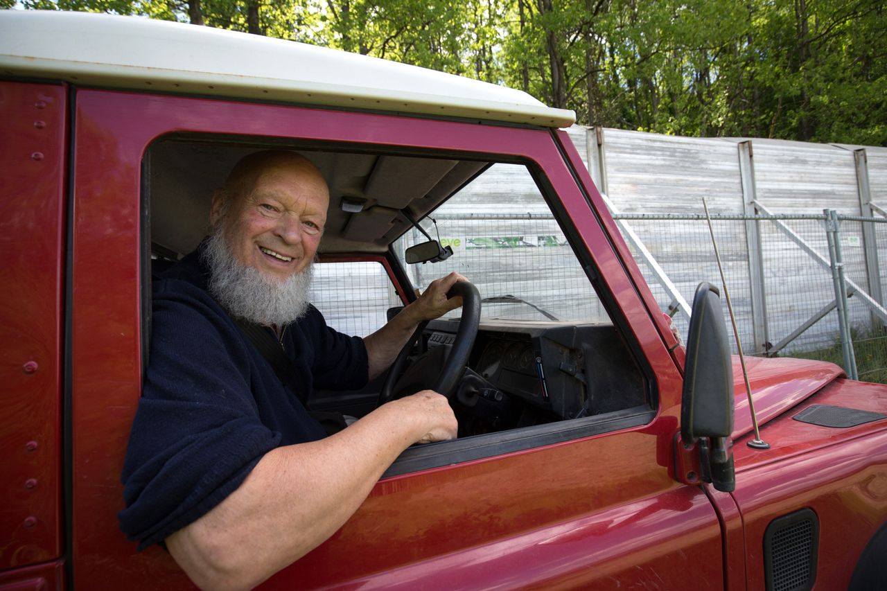 Glastonbury Festival founder Michael Eavis is a familiar site at the festival, often seen from the window of his Land Rover