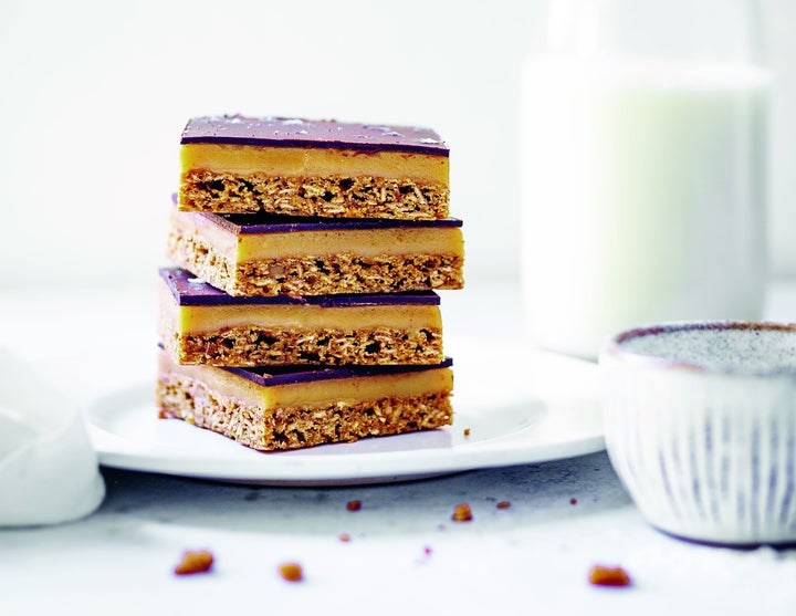 Anzac caramel slices