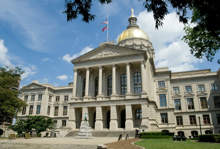 The Georgia State Capitol Building in Atlanta, Georgia.