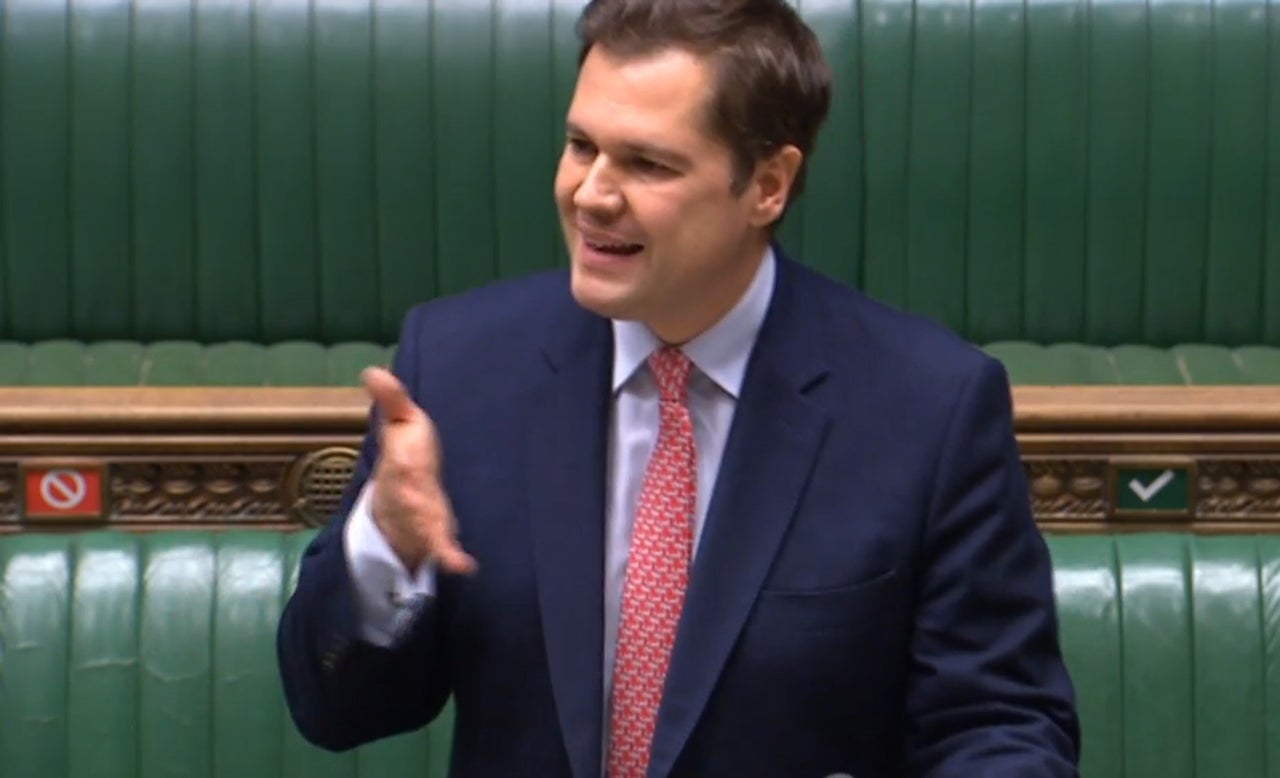 Housing Secretary Robert Jenrick speaking in the House of Commons on Wednesday