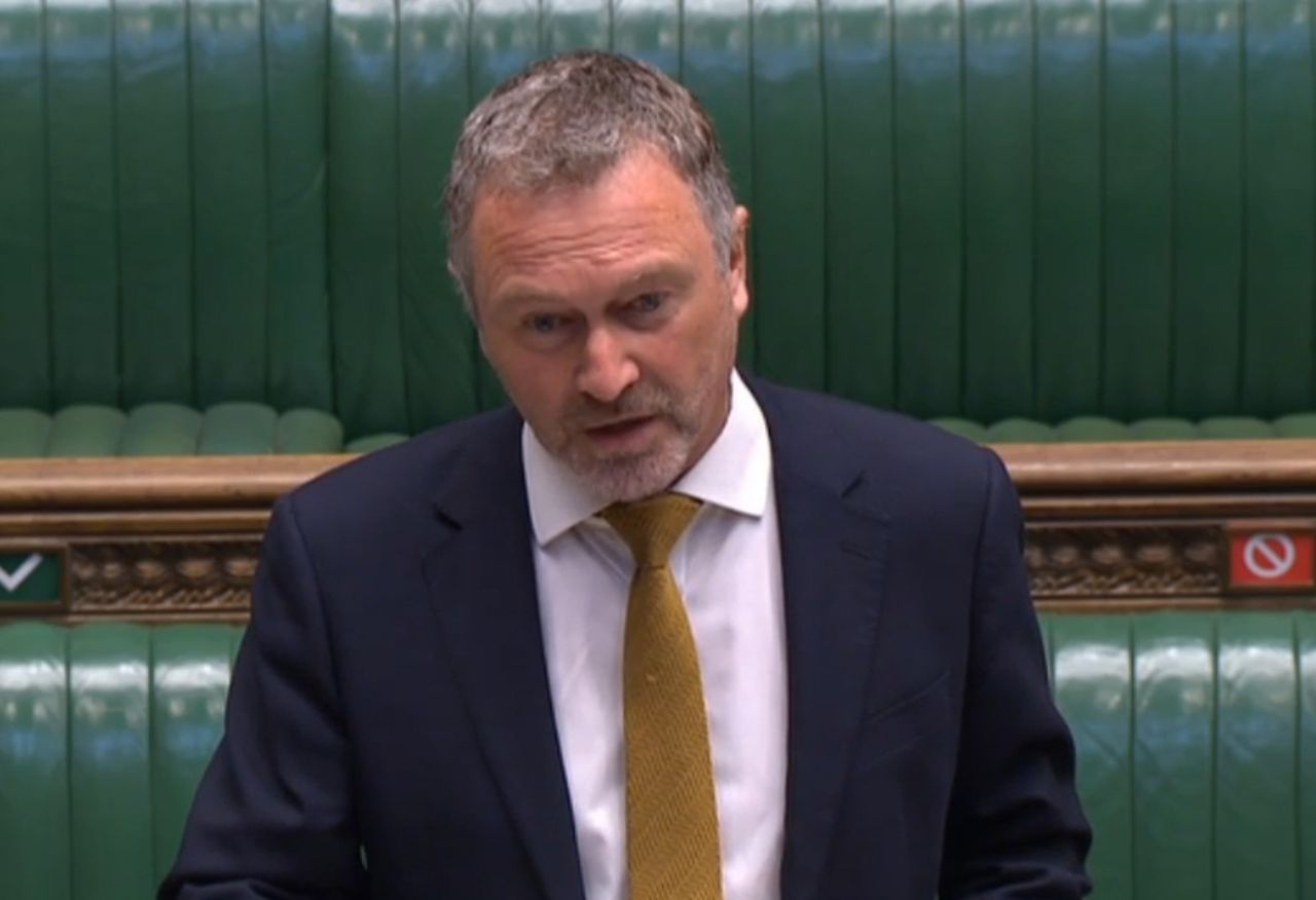 Shadow secretary of state for communities Steve Reed speaking in the House of Commons