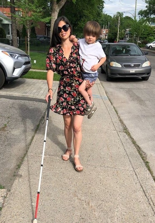 Marie-Christine Ricignuolo et son fils Liam.