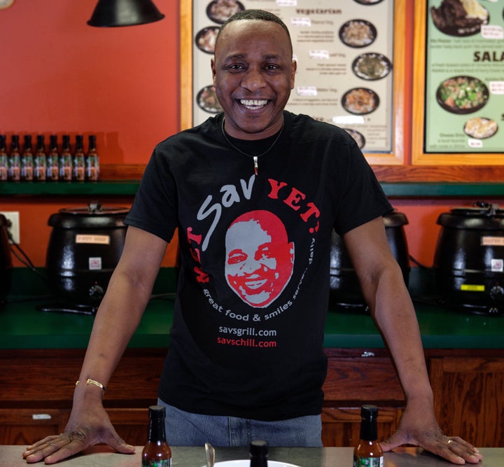 Mamadou Savané, owner of Sav’s Grill in Lexington, Kentucky.