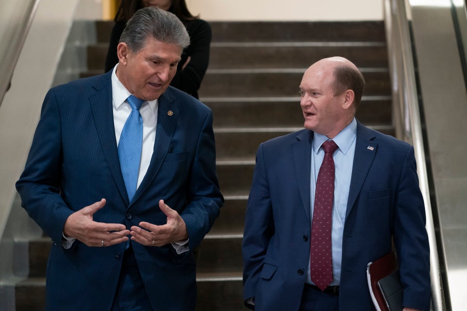 Sen. Joe Manchin (W.Va.) and Chris Coons (Del.) were two of the Democratic senators who voted against