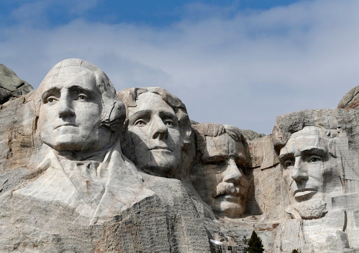 President Trump argued that Mount Rushmore is incapable of burning because "it's stone." Annual firework displays haven't taken place at the national monument since 2009 because of wildfire risks.