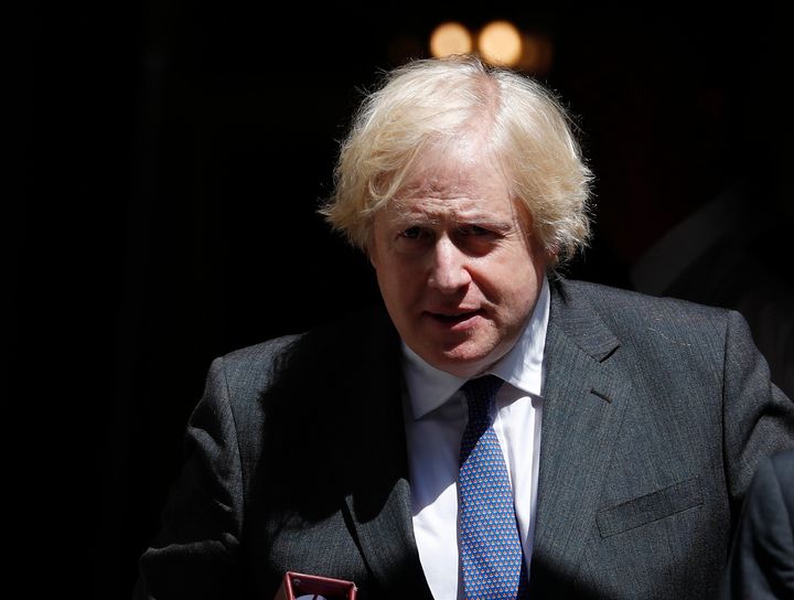 Prime Minister Boris Johnson leaves 10 Downing Street 