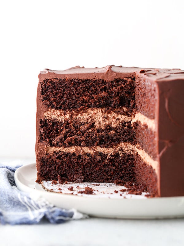 Chocolate Sour Cream Cake from Completely Delicious