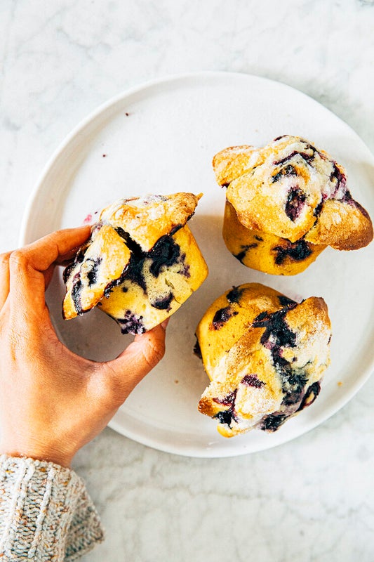 Small Batch Blueberry Muffins from Hummingbird High