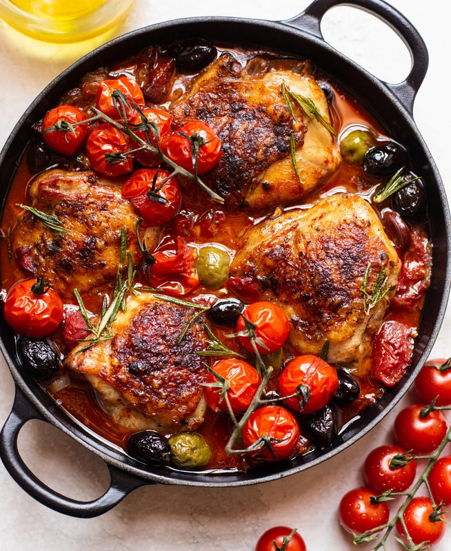 Chicken with Chorizo, Rosemary and Olives from The Daley Plate