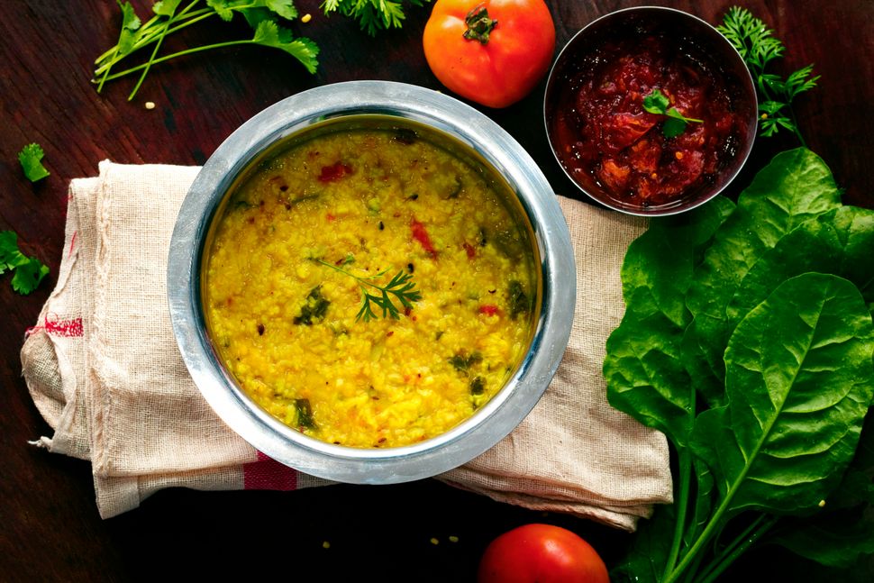 Famous Indian Food Khichdi is ready to serve.