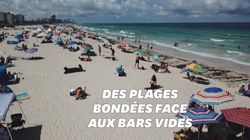 Face au coronavirus, les bars referment en Floride, les plages restent elles