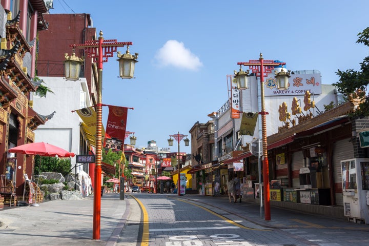 인천 차이나타운 전경. 
