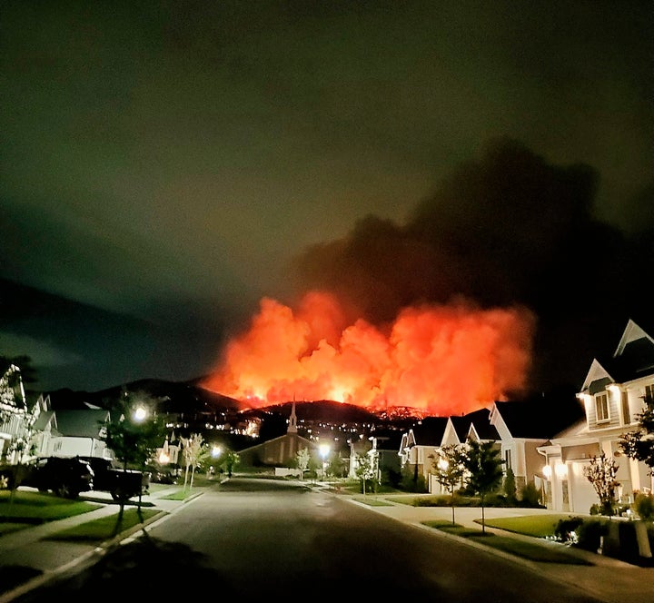 The Traverse Fire has consumed around 1,000 acres as of Sunday morning.