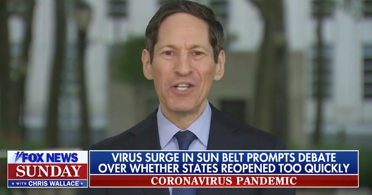 Former CDC Head: Surge In Coronavirus Cases Due To New Spread, Not Increased Testing - HuffPost thumbnail
