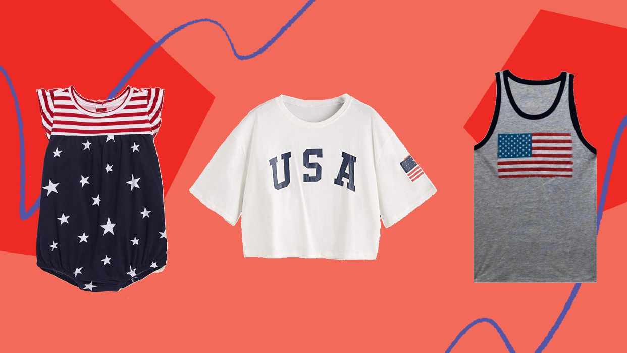 target 4th of july baby clothes