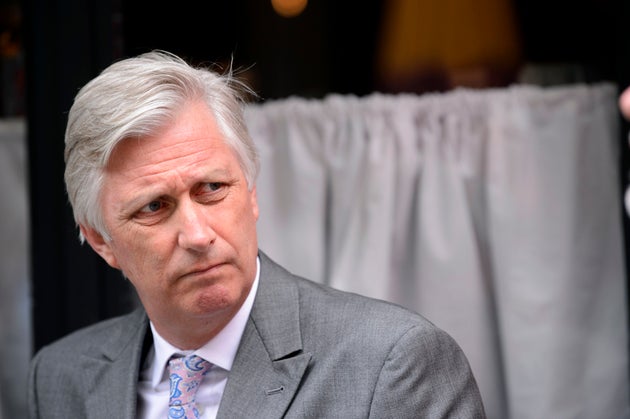 WAVRE, BELGIUM - JUNE 10 : King Philippe pictured during his visit to Wavre. June 10, 2020 in Wavre, Belgium, 10/06/2020 ( Photo by Christophe Licoppe / Photonews via Getty Images)