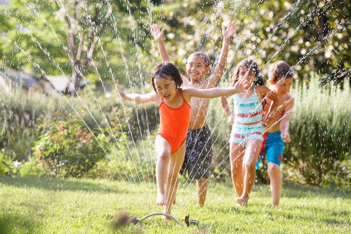Splash out for these cheap sprinkler water toy accessories for the kiddos this summer.