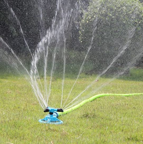 Canrulo Sprinkler Kids Lawn Sprinkler Outdoor Water Play Kids Sprinklers for Yard Outdoor Activitie Sprinklers for Kids Outdoor Water Play Water Blasters Yellow