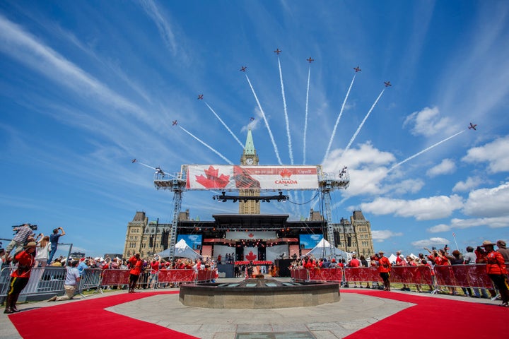 Canada Day ceremonies at Parliament Hill on July 1, 2019 in Ottawa, Ont.