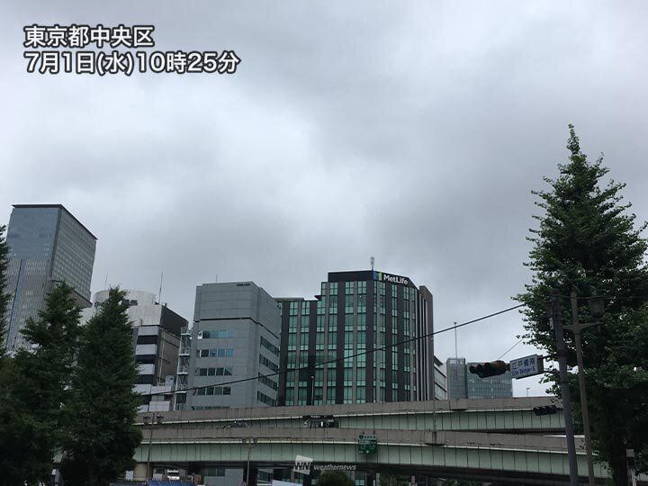 1日(水)10時半頃 東京都中央区で撮影