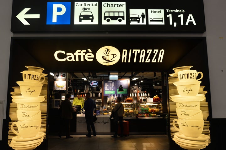 Caffe Ritazza seen at Vienna International Airport.Friday, November 9, 2018, in Vienna, Austria. (Photo by Artur Widak/NurPhoto via Getty Images)