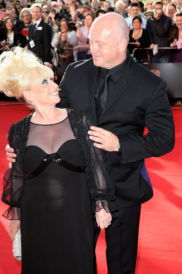 Ross Kemp and Barbara Windsor at the TV Baftas in 2009