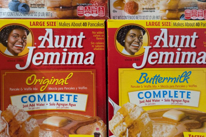 Productos de Aunt Jemima, en un supermercado estadounidense.