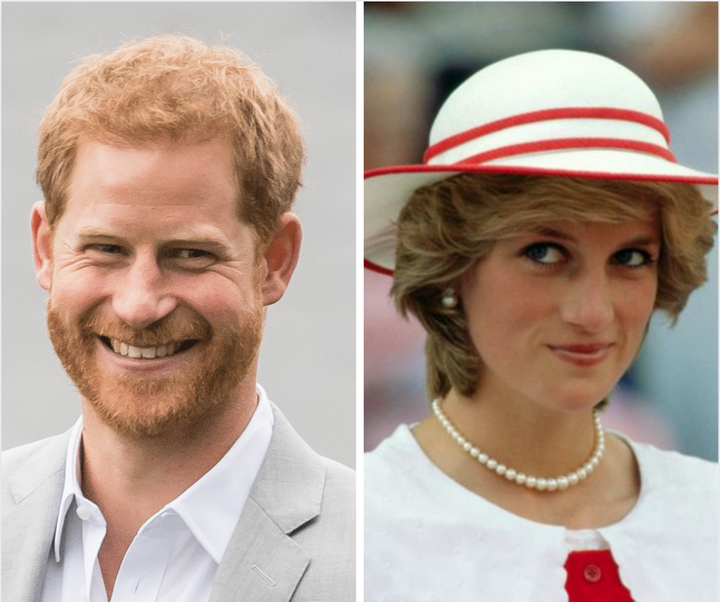 Prince Harry Princess Diana split