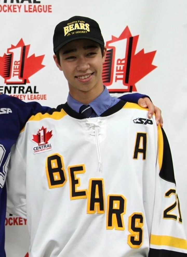 The writer was selected by the Smiths Falls Bears in the 2013 CCHL Draft.