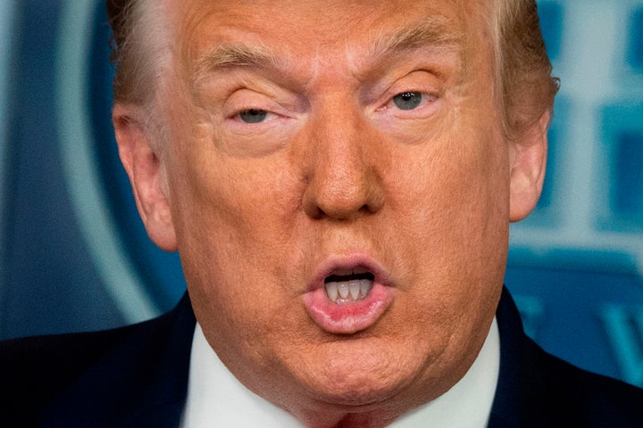 President Donald Trump speaks to the press Thursday at the White House about the latest job report. Concerns have been raised
