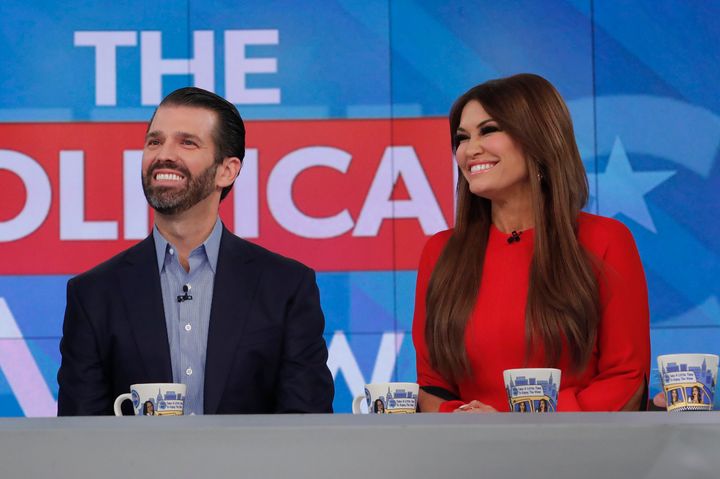 Donald Trump Jr. and Kimberly Guilfoyle on ABC's "The View" last year.