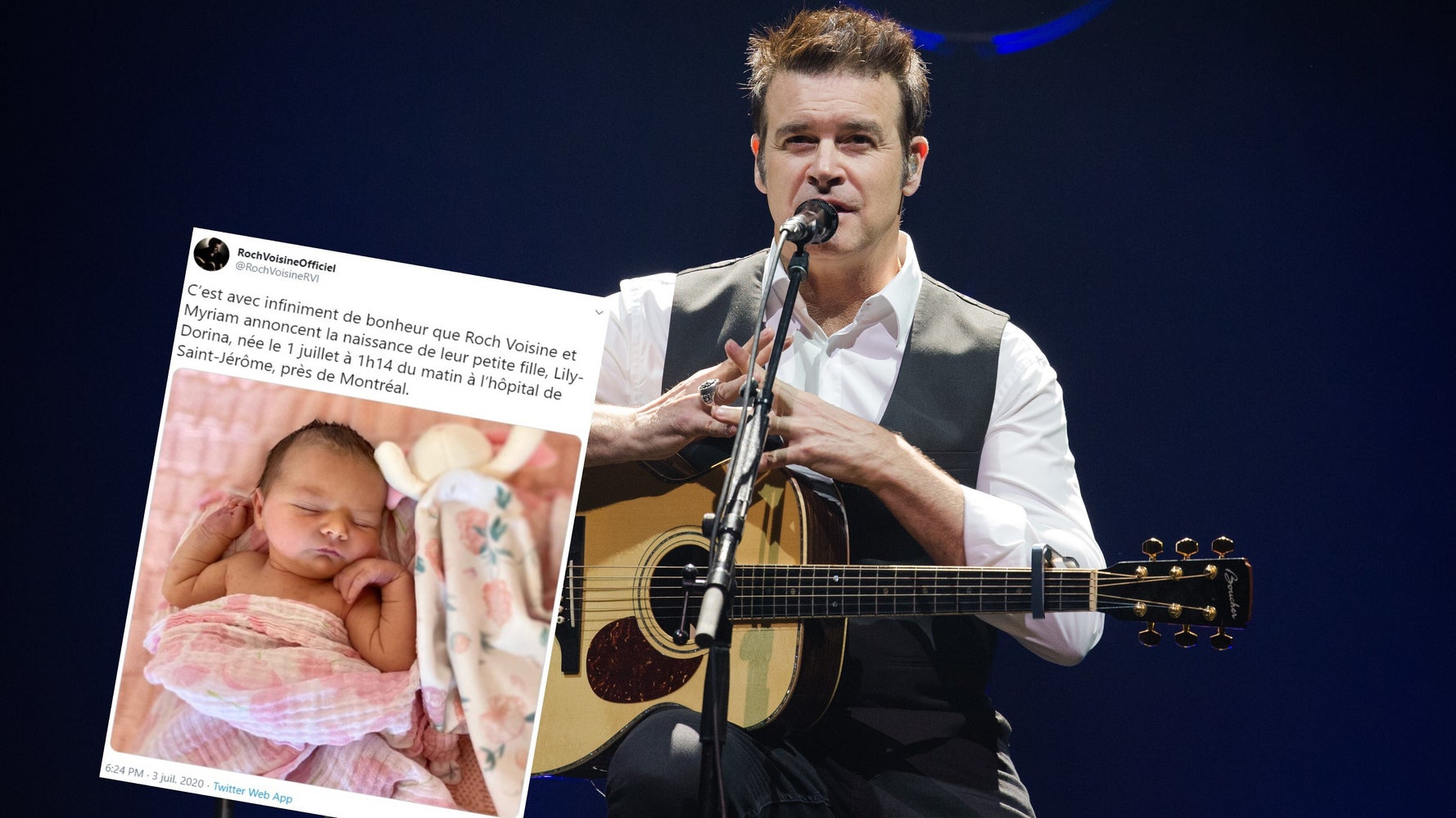 Roch Voisine Est Papa Pour La Troisieme Fois A 57 Ans Le Huffpost Roch Voisine Est Papa Pour La Troisieme Fois A 57 Ans Le Huffpost