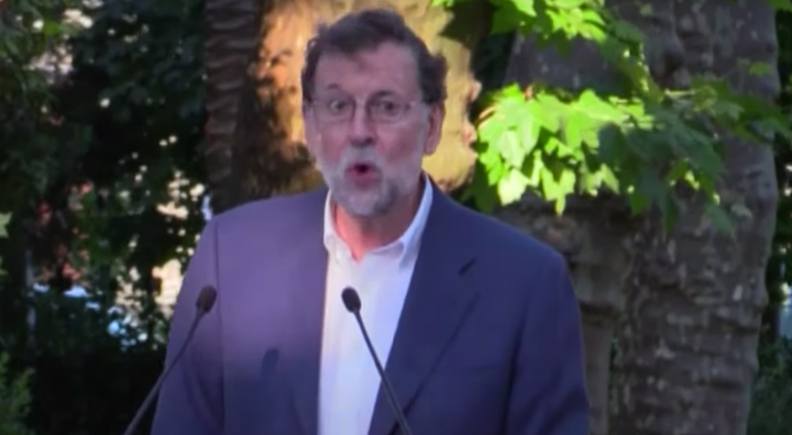 Mariano Rajoy, en Padrón (A Coruña).