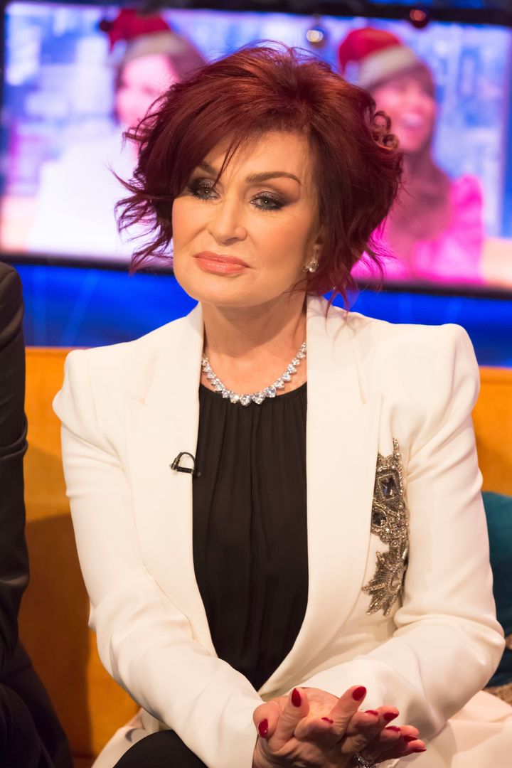 Sharon Osbourne appearing on Jonathan Ross' talk show last year