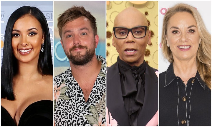 Maya Jama, Iain Stirling, RuPaul and Tamzin Outhwaite