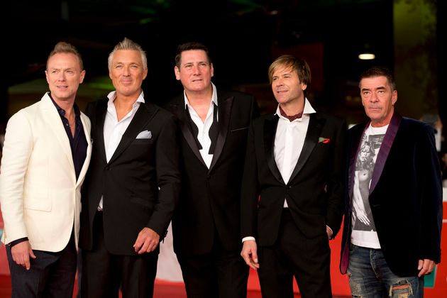 Members of Spandau Ballet, from left, Gary Kemp, Martin Kemp, Tony Hadley, Steve Norman and John Keeble in 2014