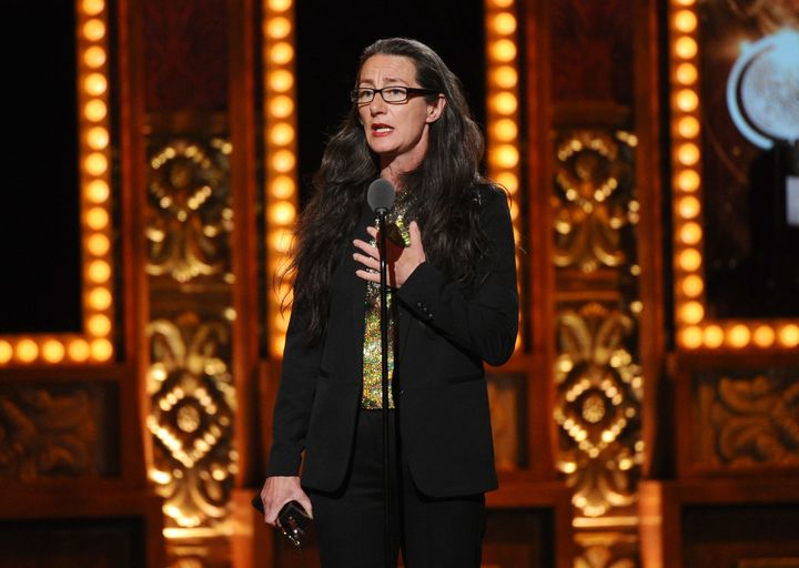 Paule Constable, pictured here accepting the Tony Award for best lighting design of a play for The Curious Incident of the Dog in the Night-Time in 2015. 