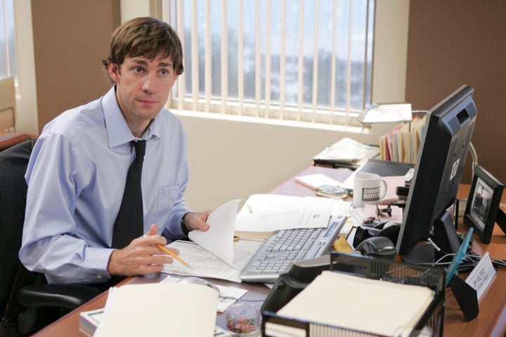 John Krasinski's Wig On 'The Office' Even Fooled The Show's Creator |  HuffPost Entertainment