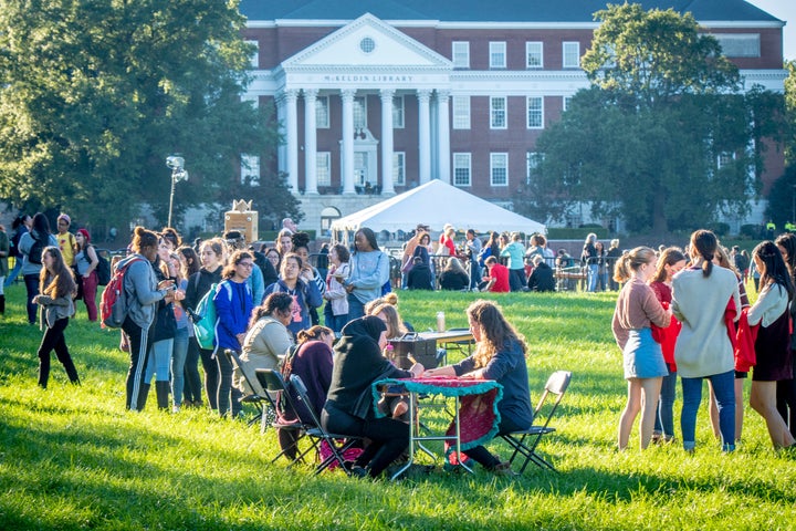 Students at the University of Maryland Homecoming Carnival (Edwin Remsberg / VWPics via AP Images)