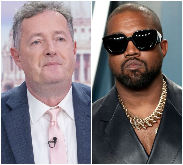 Piers Morgan and Kanye West