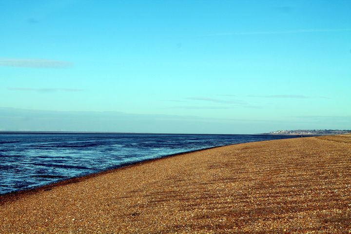 Snettisham beach in Norfolk