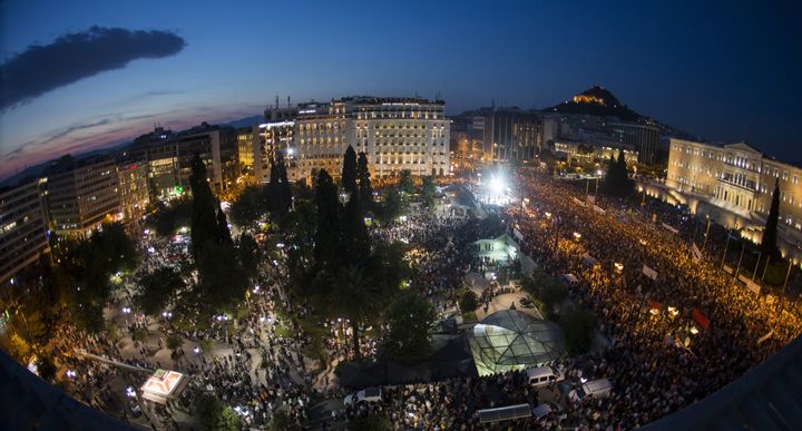 Φωτογραφία αρχείου. 29 Ιουνίου 2015 - Διαδηλώσεις κατά των μέτρων λιτότητας