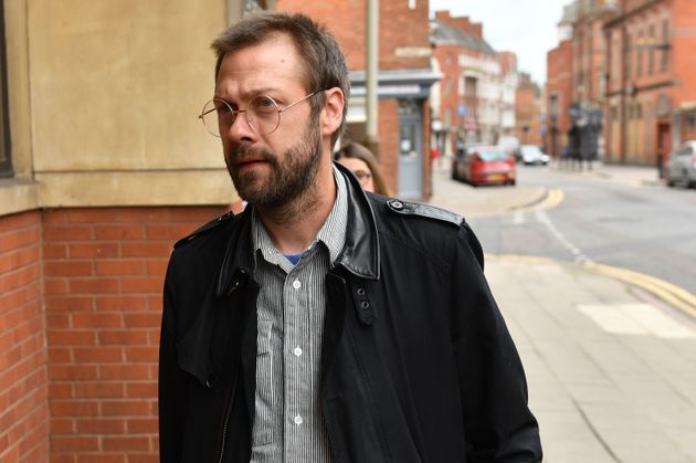 Ex-Kasabian singer, Tom Meighan, arrives at Leicester Magistrates' Court 