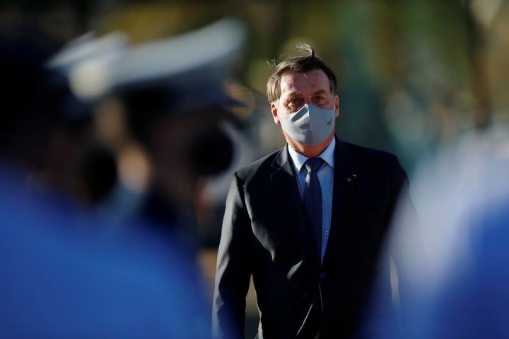 Brazil President Jair Bolsonaro has rivaled U.S. President Donald Trump in downplaying the seriousness to the coronavirus pan